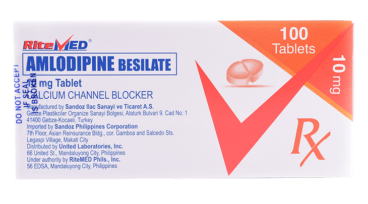 RM AMLODIPINE BESILATE 10 MG TAB