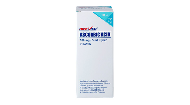 RM ASCORBIC ACID 100MG SYRUP 120ML