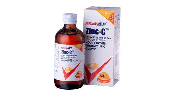 RM ASCORBIC+ZINC (ZINC-C<sup>TM</sup>) SYRUP 120ML