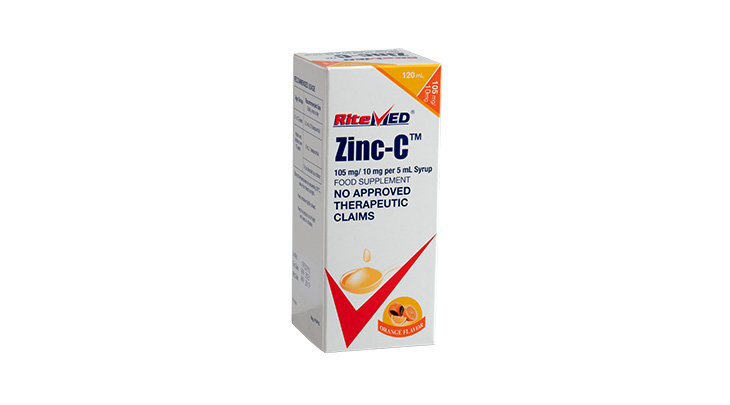 RM ASCORBIC+ZINC (ZINC-C<sup>TM</sup>) SYRUP 120ML