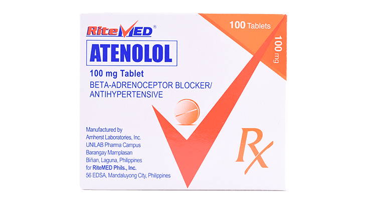 RM ATENOLOL 100 MG TAB