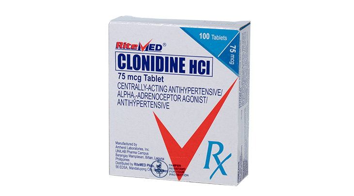 RM CLONIDINE HCL 75 MCG TAB