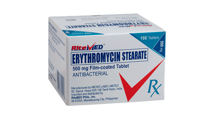 RM ERYTHROMYCIN 500 MG TAB