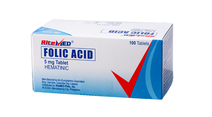 RM FOLIC ACID 5MG TAB