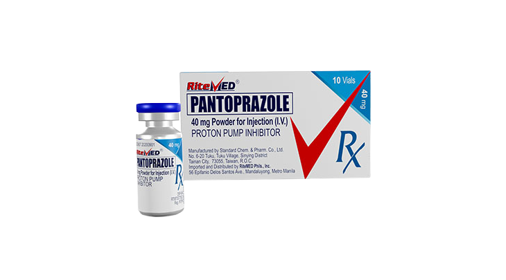 RM PANTOPRAZOLE 40MG VIA 10 BOX SS PH