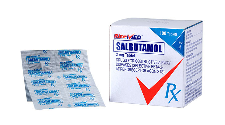 RM SALBUTAMOL 2 MG TAB 100