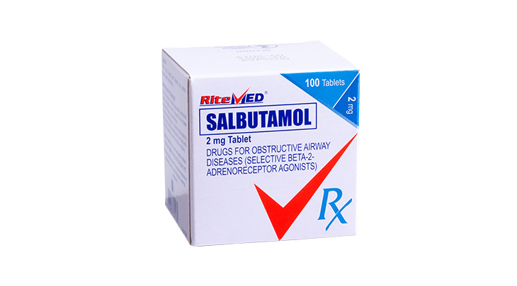 RM SALBUTAMOL 2 MG TAB 100