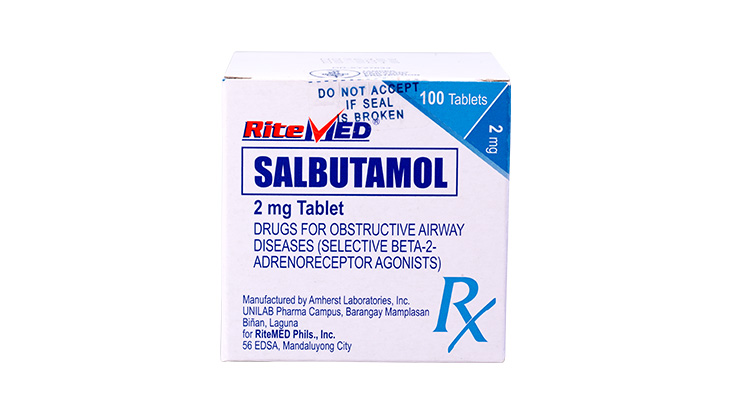 RM SALBUTAMOL 2 MG TAB 100