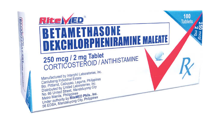 RM BETAMETHASONE 250 MCG/2MG TABLET