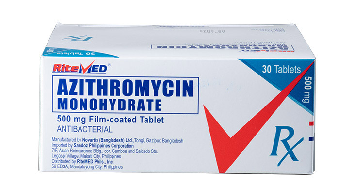 RM AZITHROMYCIN 500 MG TAB 30