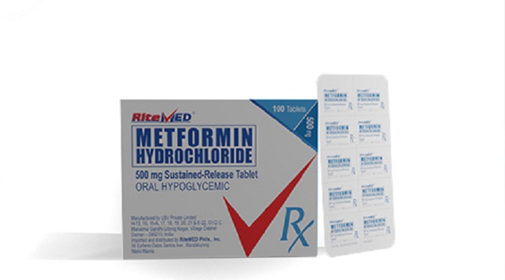 RM METFORMIN SR 500MG TAB 100 BOX SS PH